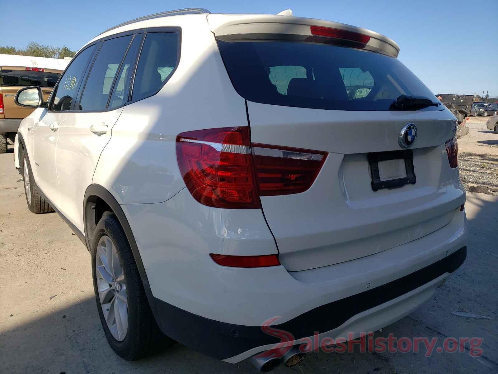 5UXWZ7C35H0X42550 2017 BMW X3