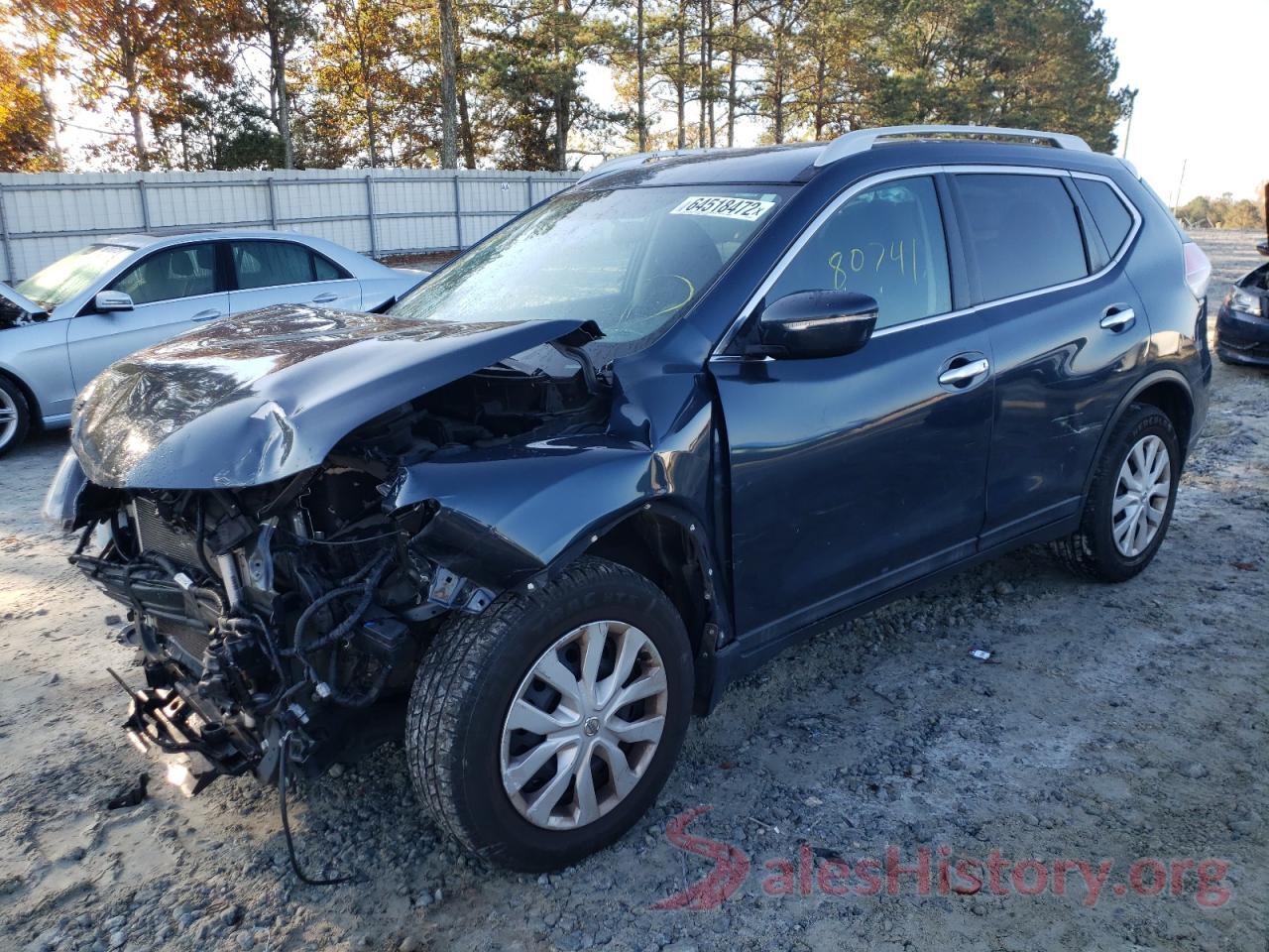 5N1AT2MT8GC842133 2016 NISSAN ROGUE