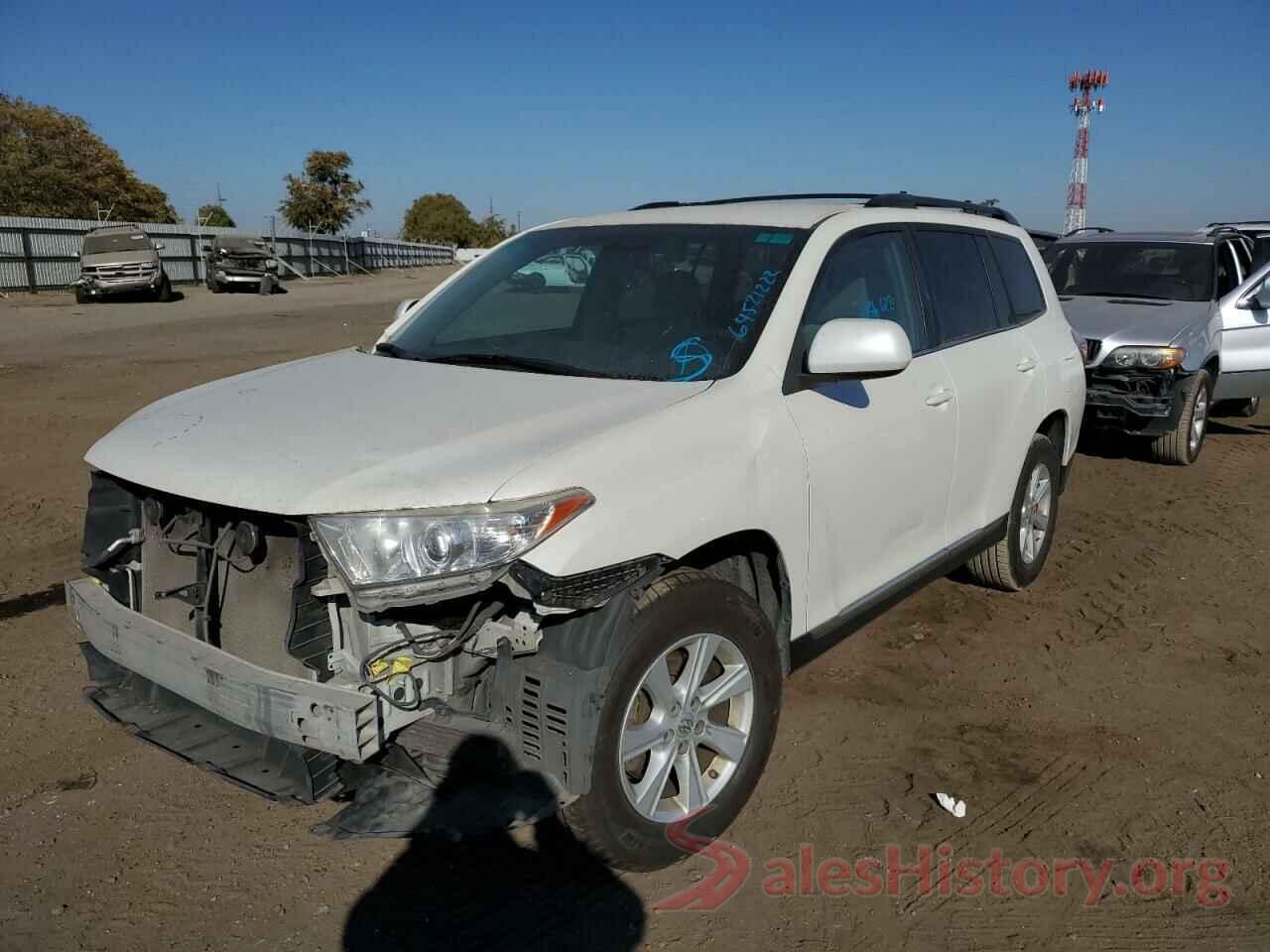 5TDBK3EH7DS268033 2013 TOYOTA HIGHLANDER