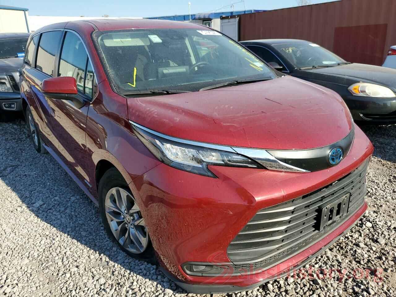 5TDKRKEC5MS020728 2021 TOYOTA SIENNA