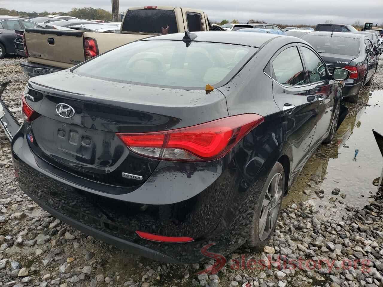 5NPDH4AE0EH532953 2014 HYUNDAI ELANTRA