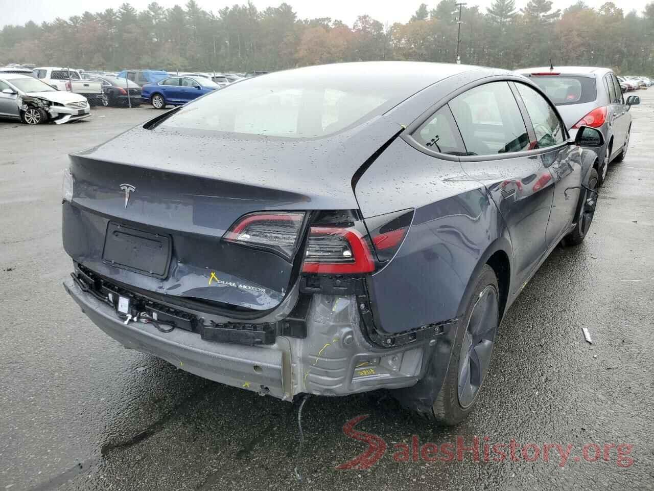 5YJ3E1EB1NF278316 2022 TESLA MODEL 3