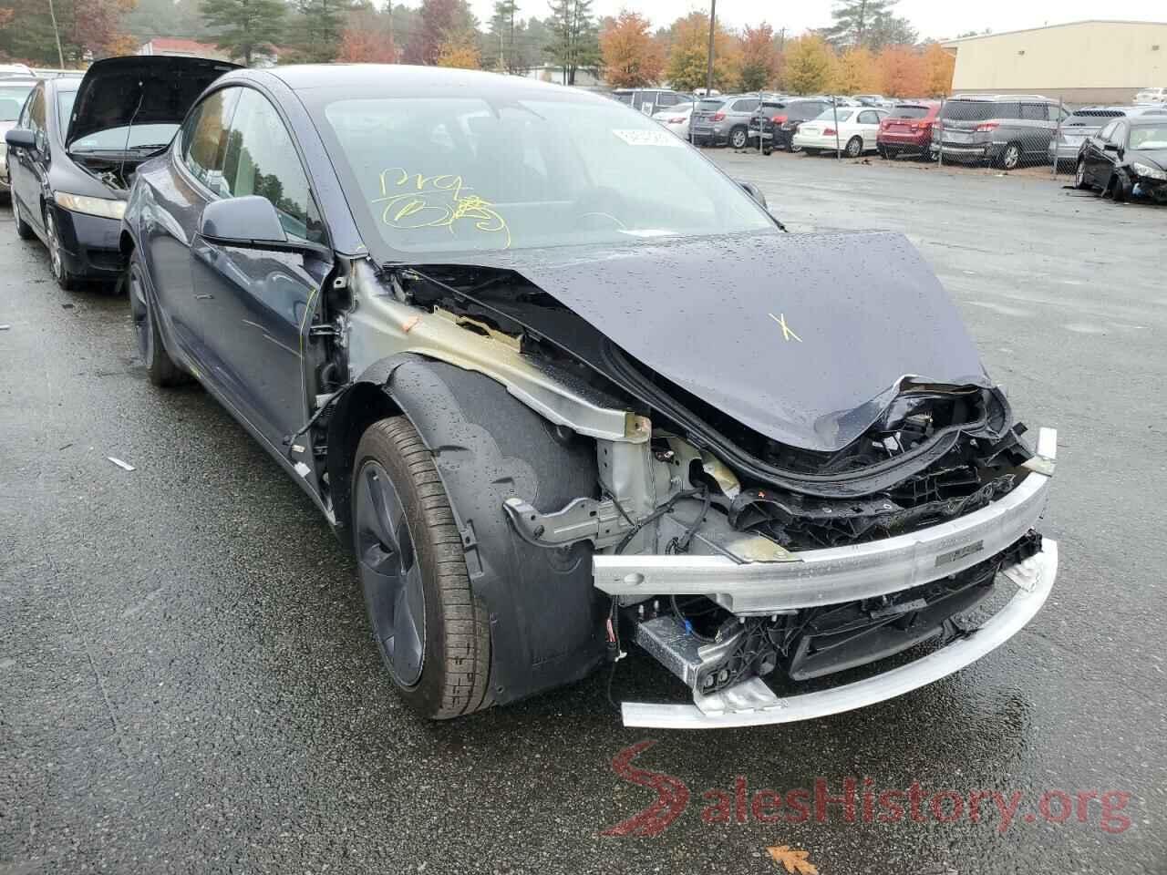 5YJ3E1EB1NF278316 2022 TESLA MODEL 3