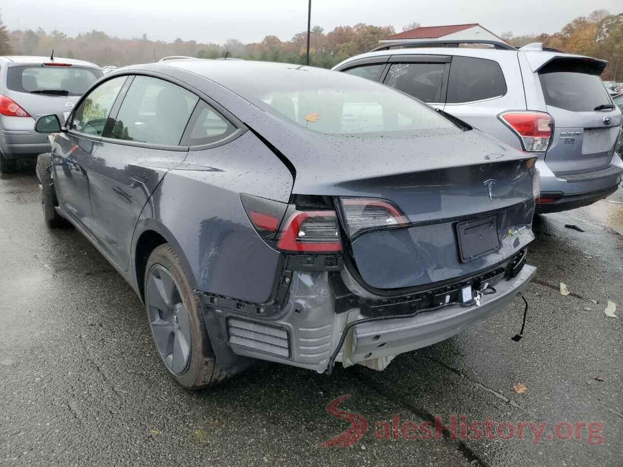 5YJ3E1EB1NF278316 2022 TESLA MODEL 3