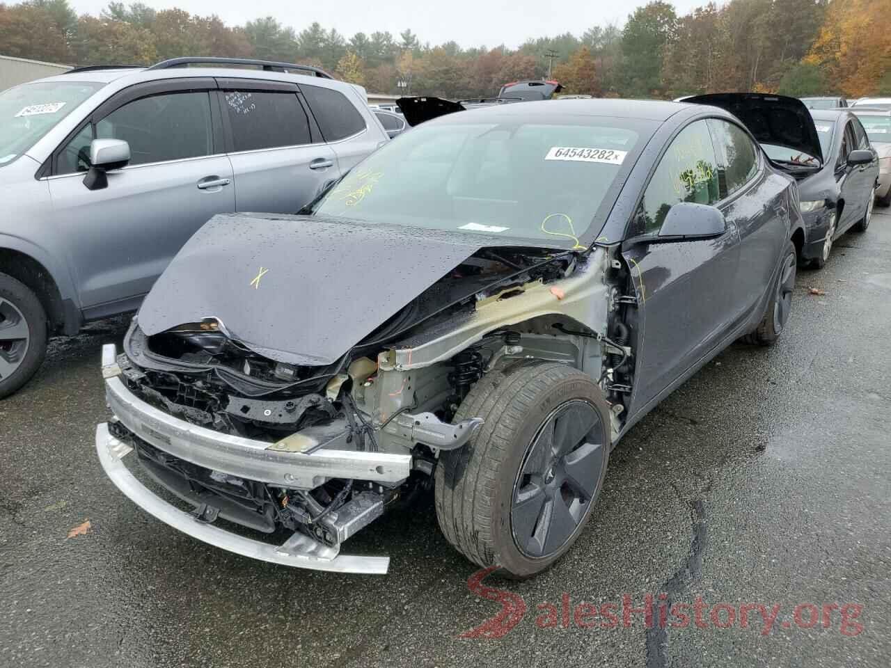 5YJ3E1EB1NF278316 2022 TESLA MODEL 3