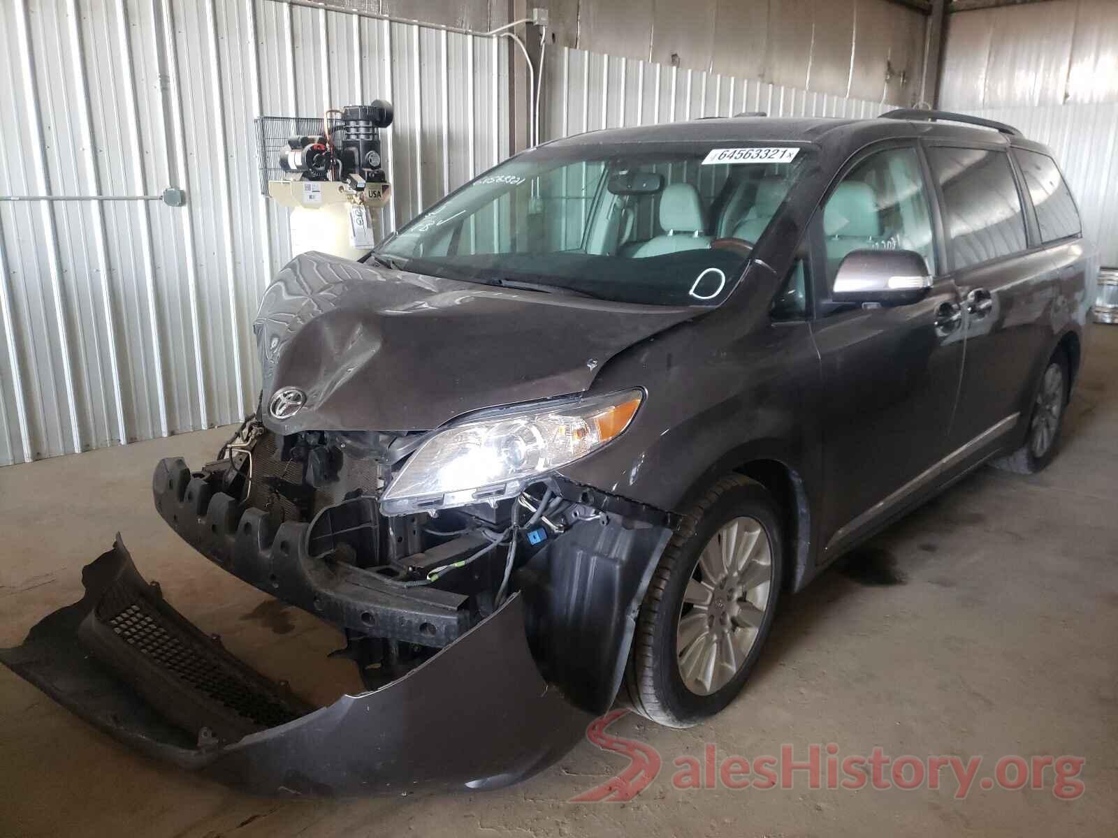 5TDYK3DC8DS371249 2013 TOYOTA SIENNA