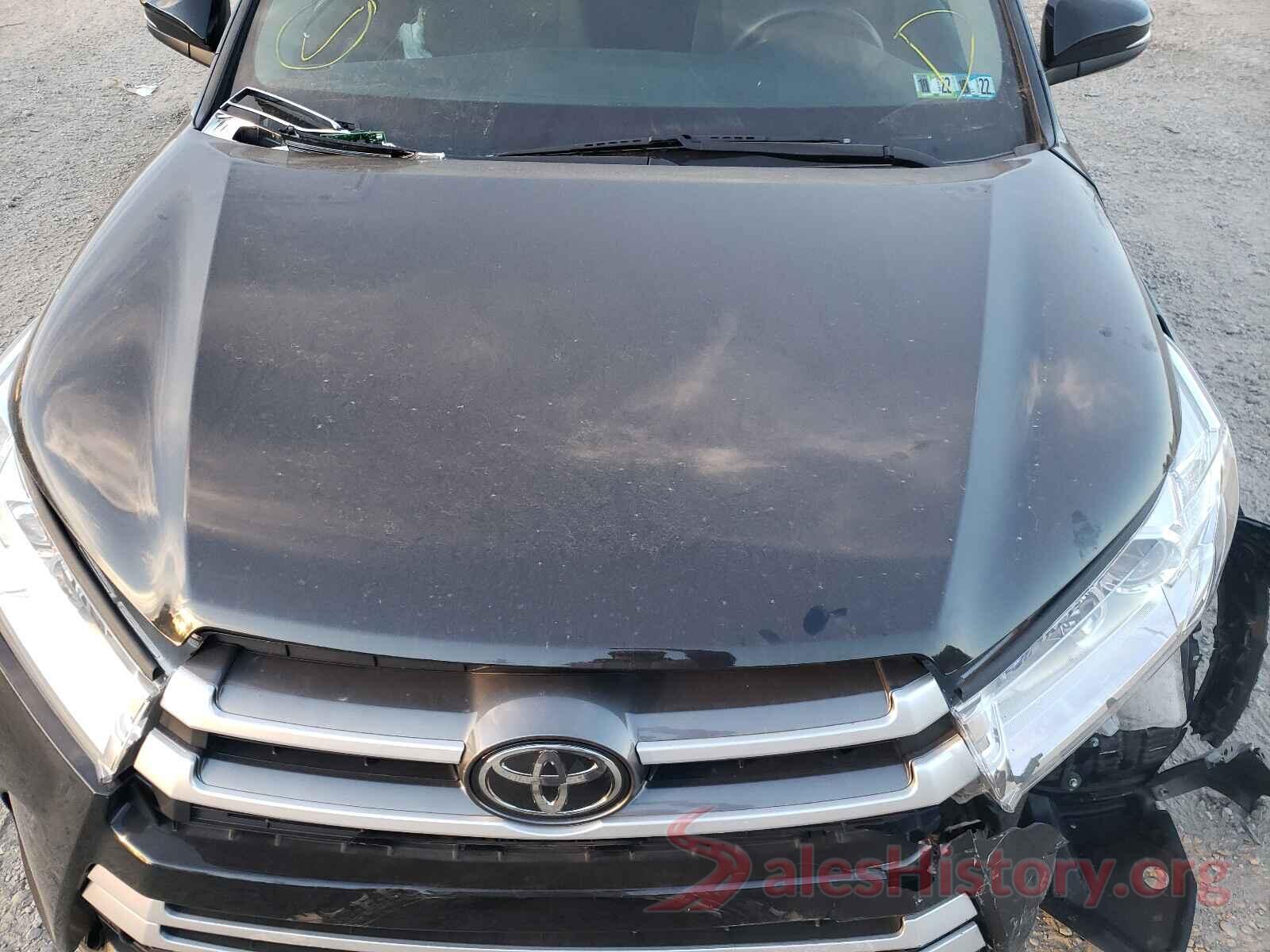 5TDBZRFH4KS989078 2019 TOYOTA HIGHLANDER