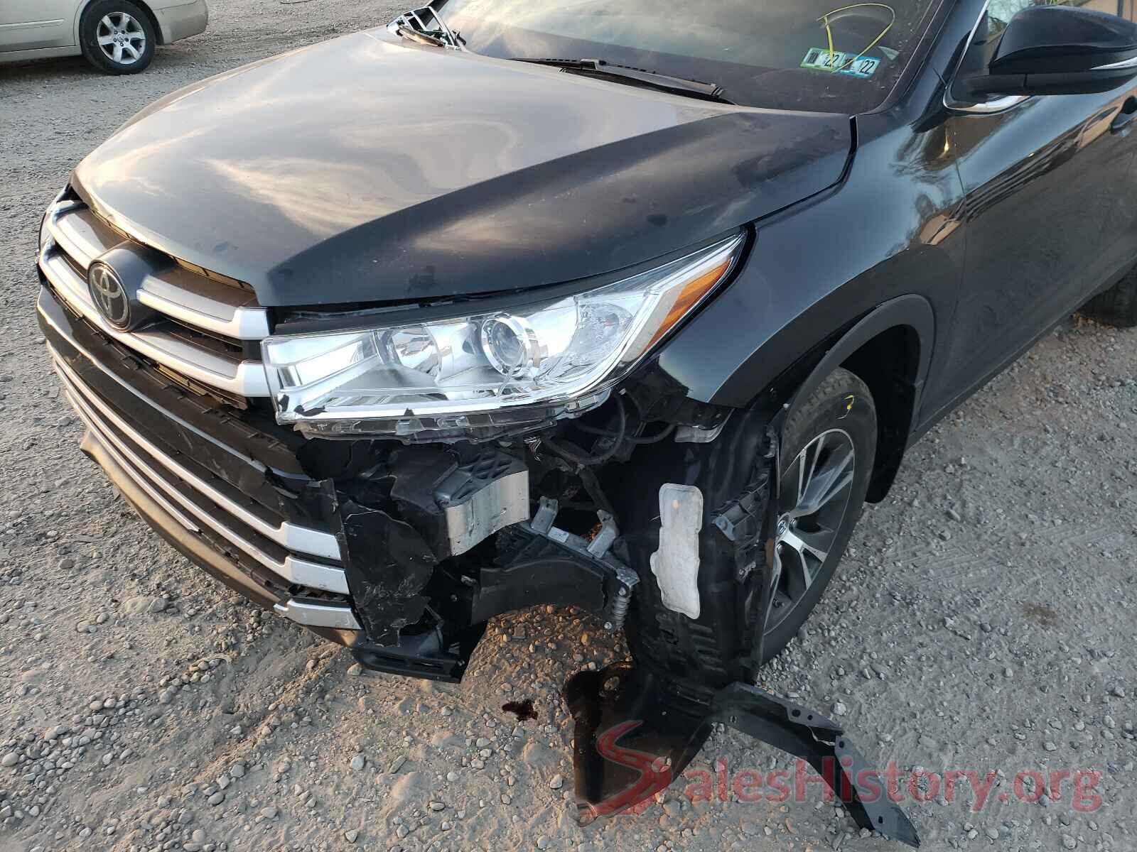 5TDBZRFH4KS989078 2019 TOYOTA HIGHLANDER