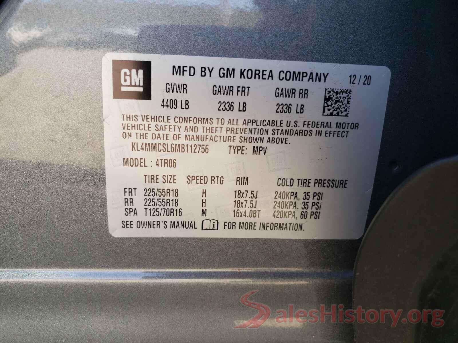 KL4MMCSL6MB112756 2021 BUICK ENCORE