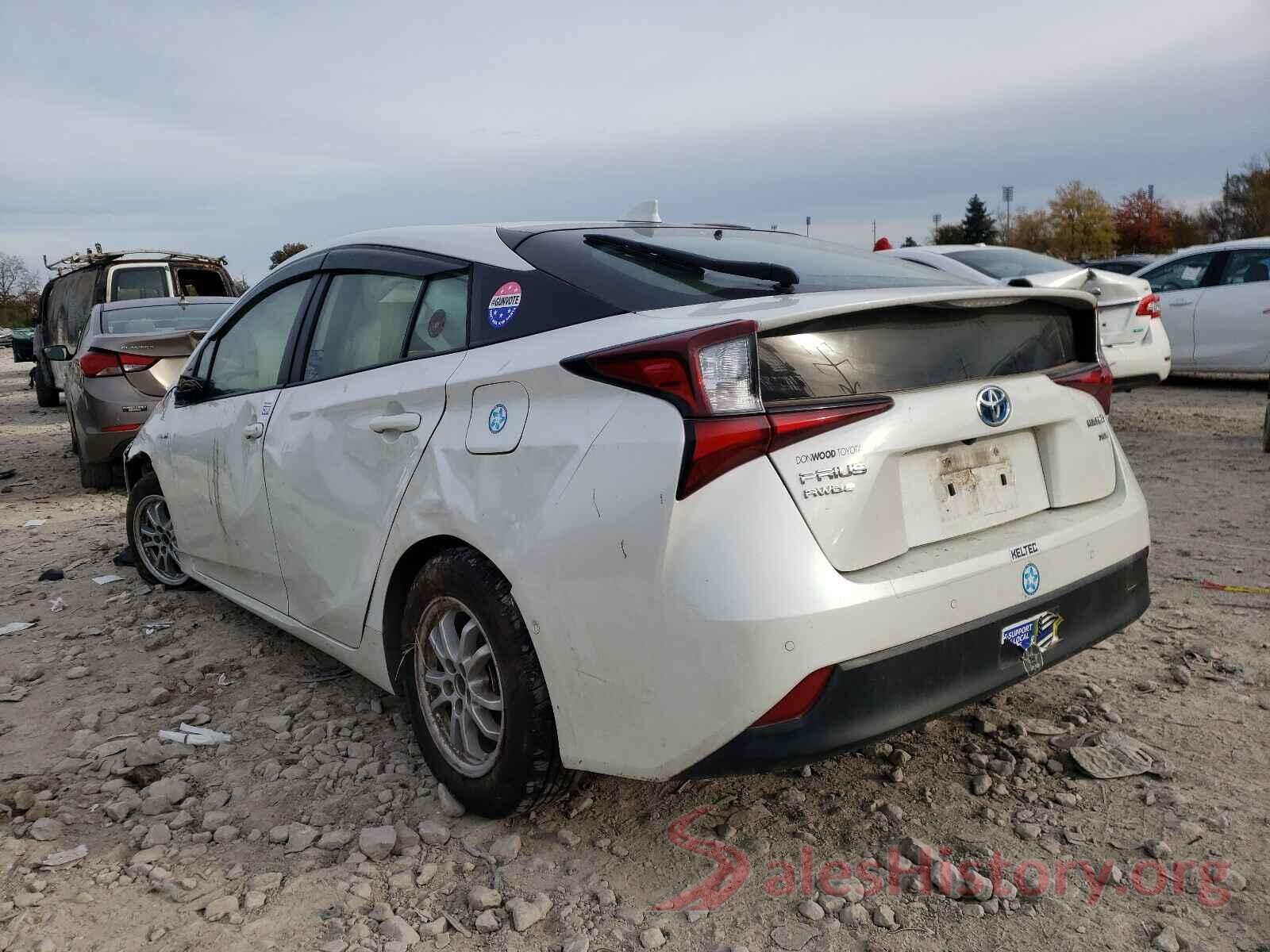 JTDL9RFU6K3006968 2019 TOYOTA PRIUS