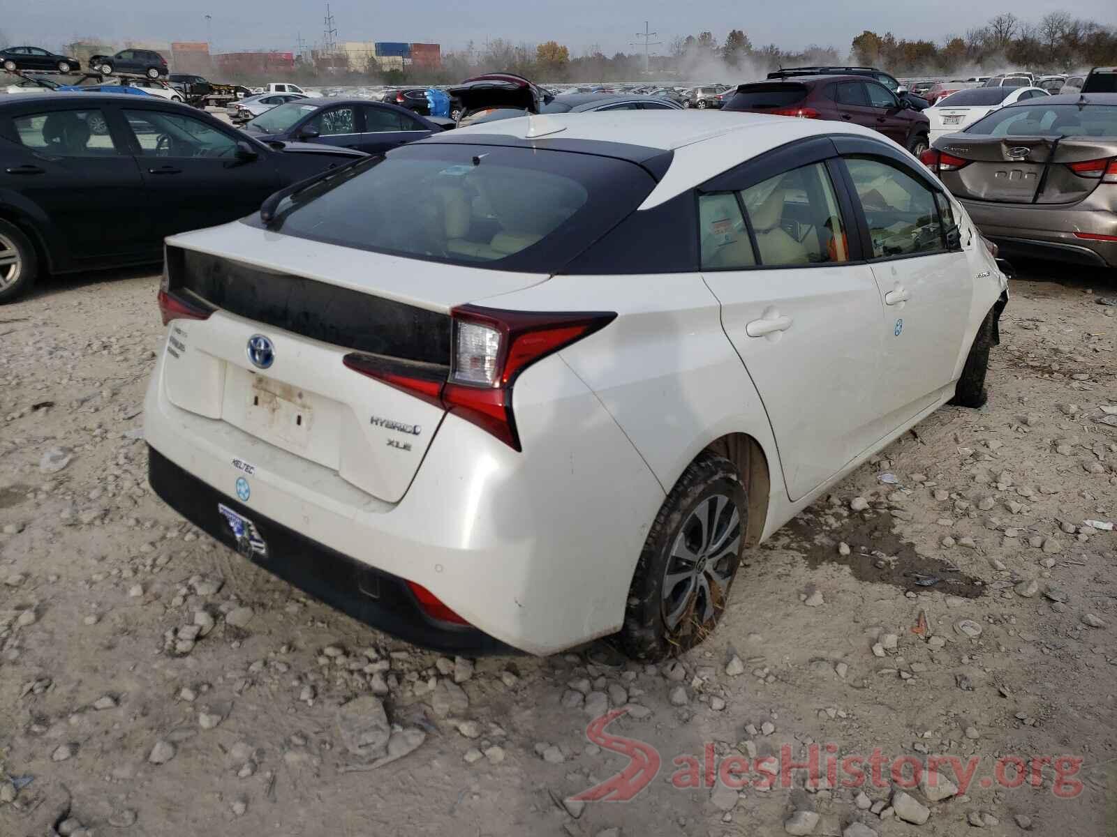 JTDL9RFU6K3006968 2019 TOYOTA PRIUS