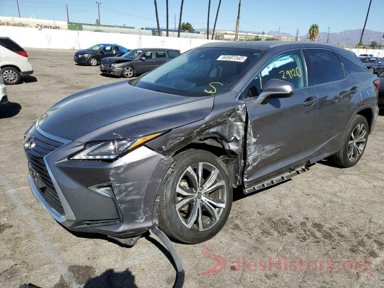 2T2ZZMCA4KC147256 2019 LEXUS RX350