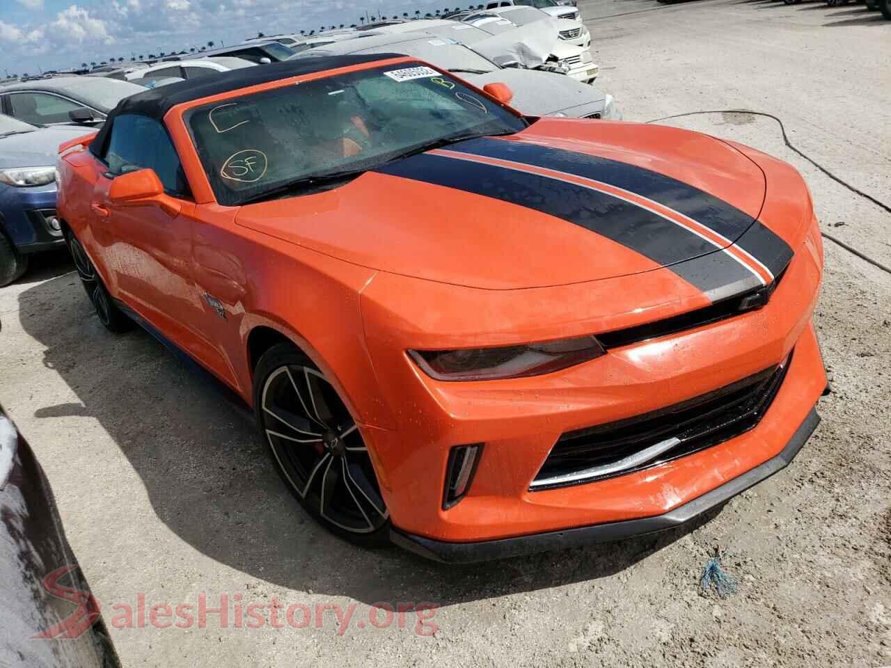 2018 CHEVROLET CAMARO VIN 1G1FD3DX0J0179660, auction photo