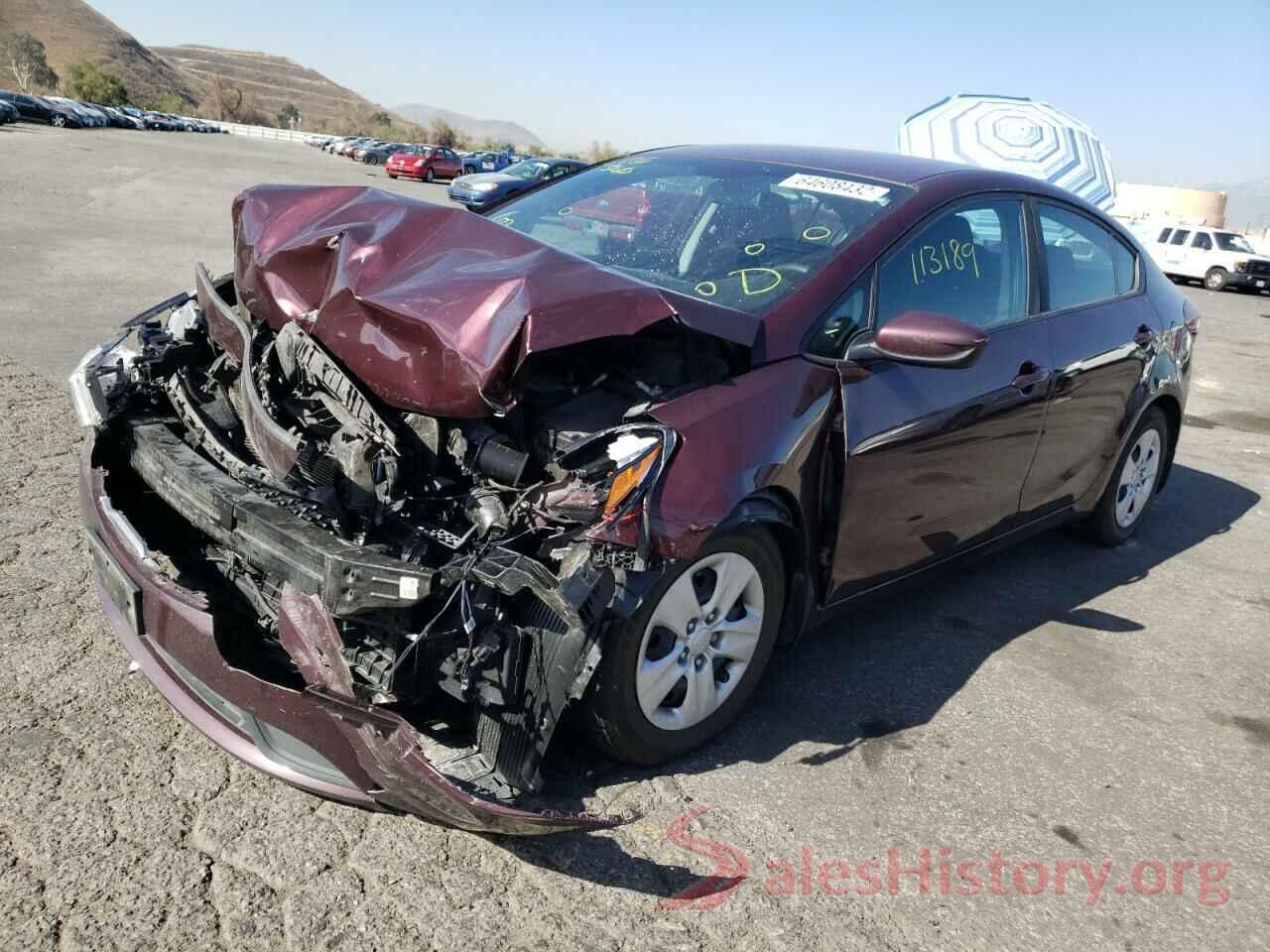 3KPFK4A77JE245619 2018 KIA FORTE