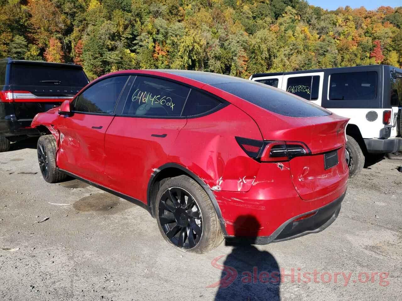 7SAYGDEEXNF454438 2022 TESLA MODEL Y