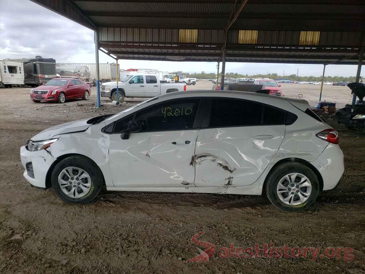 3G1BC6SMXKS591218 2019 CHEVROLET CRUZE