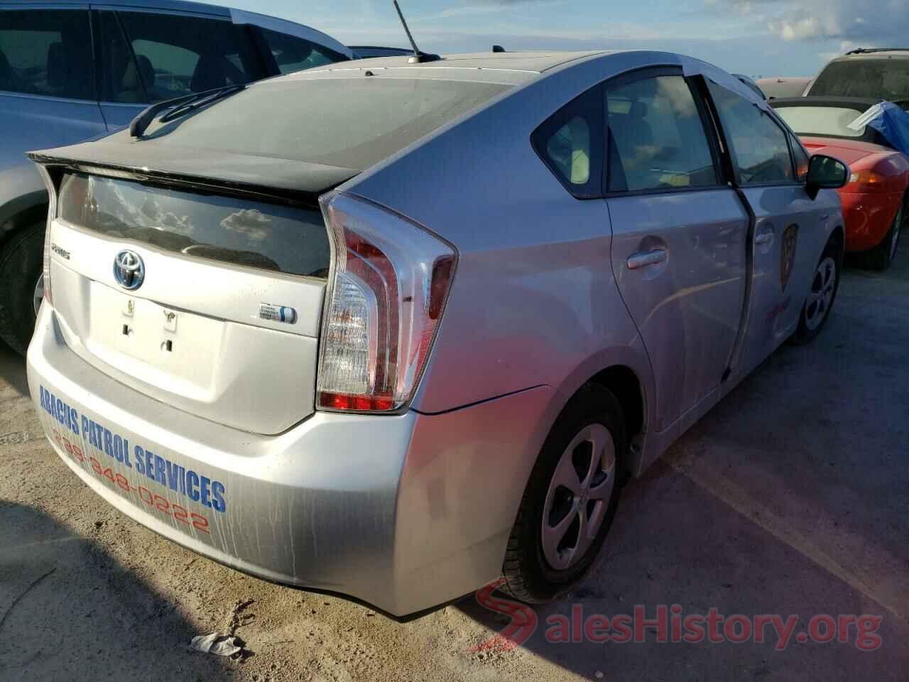 JTDKN3DUXF0485247 2015 TOYOTA PRIUS