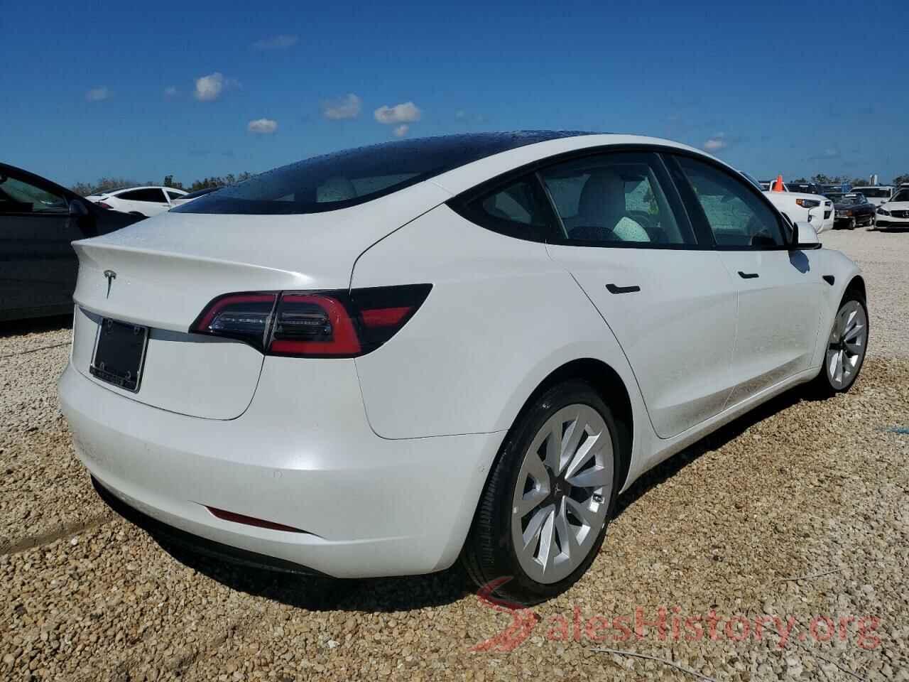 5YJ3E1EA6NF243830 2022 TESLA MODEL 3