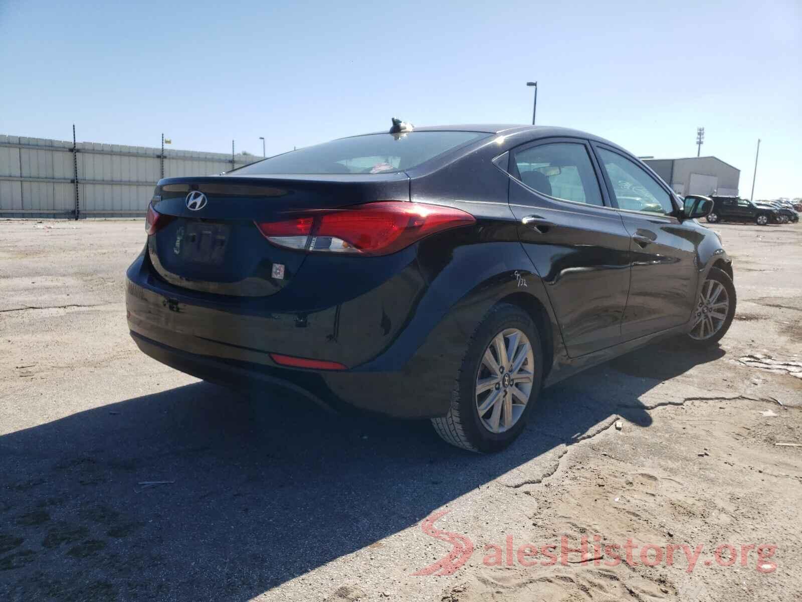 5NPDH4AE1GH786335 2016 HYUNDAI ELANTRA