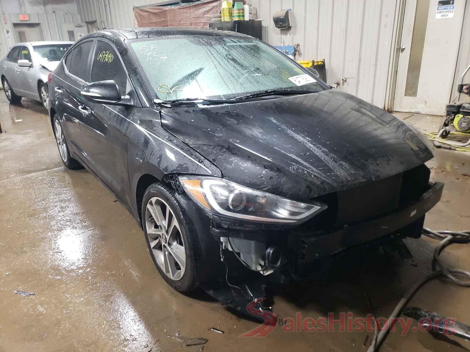 KMHD84LF2HU266900 2017 HYUNDAI ELANTRA