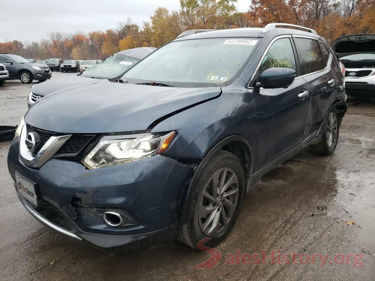 5N1AT2MV4GC876412 2016 NISSAN ROGUE