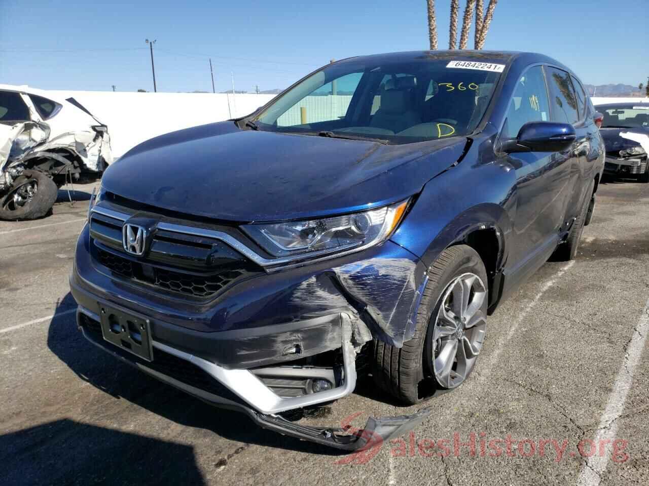 5J6RW1H87NA001955 2022 HONDA CRV