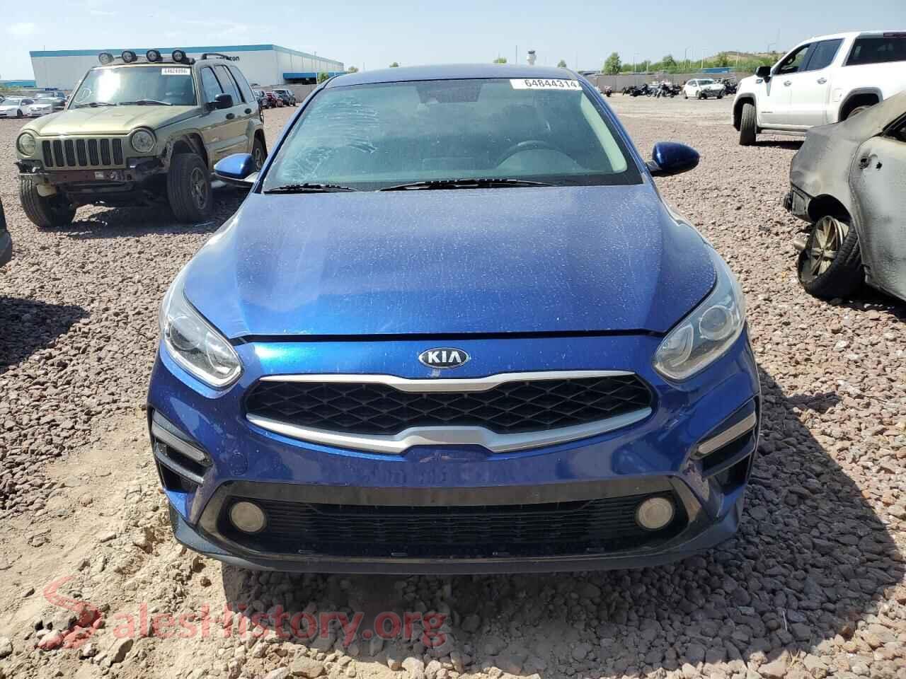 2021 KIA FORTE VIN 3KPF24AD5ME369754, rear view