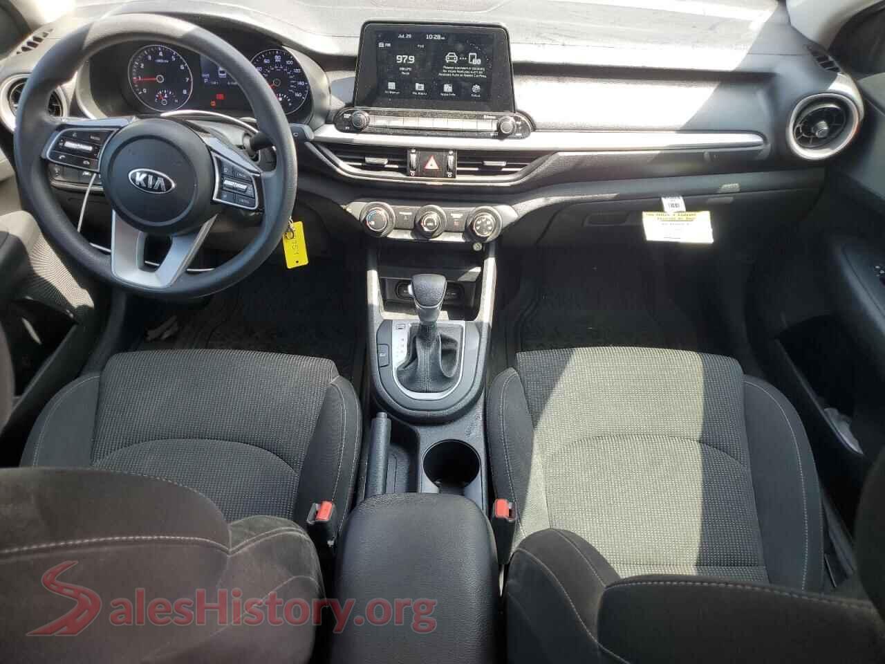 2021 KIA FORTE VIN 3KPF24AD5ME369754, interior dashboard