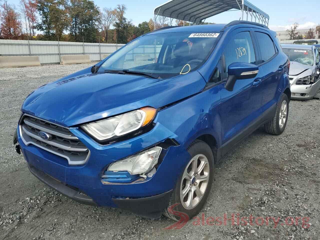 MAJ3S2GE5KC303853 2019 FORD ECOSPORT