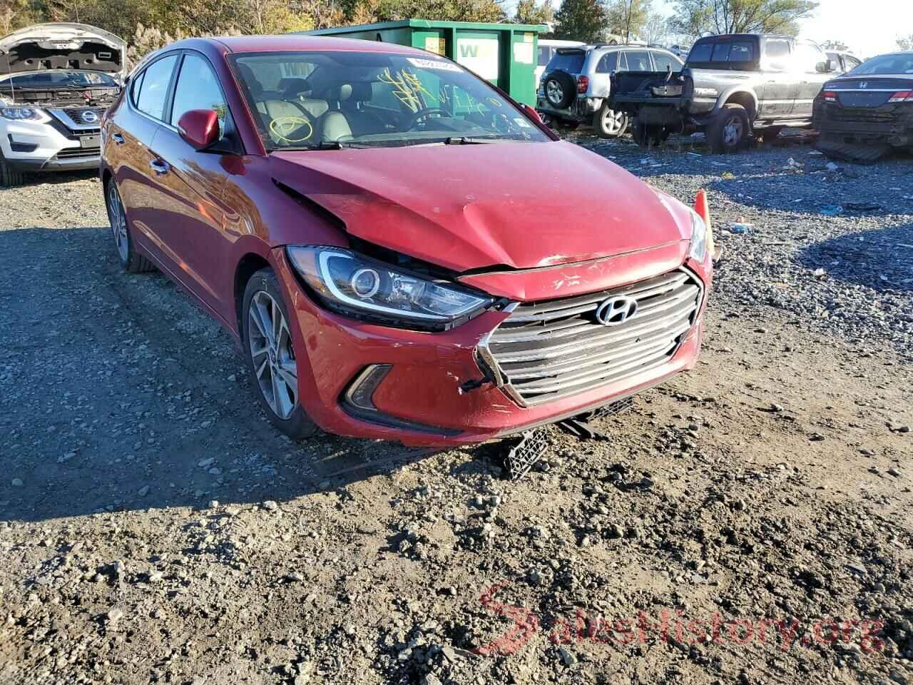 KMHD84LF9HU282074 2017 HYUNDAI ELANTRA