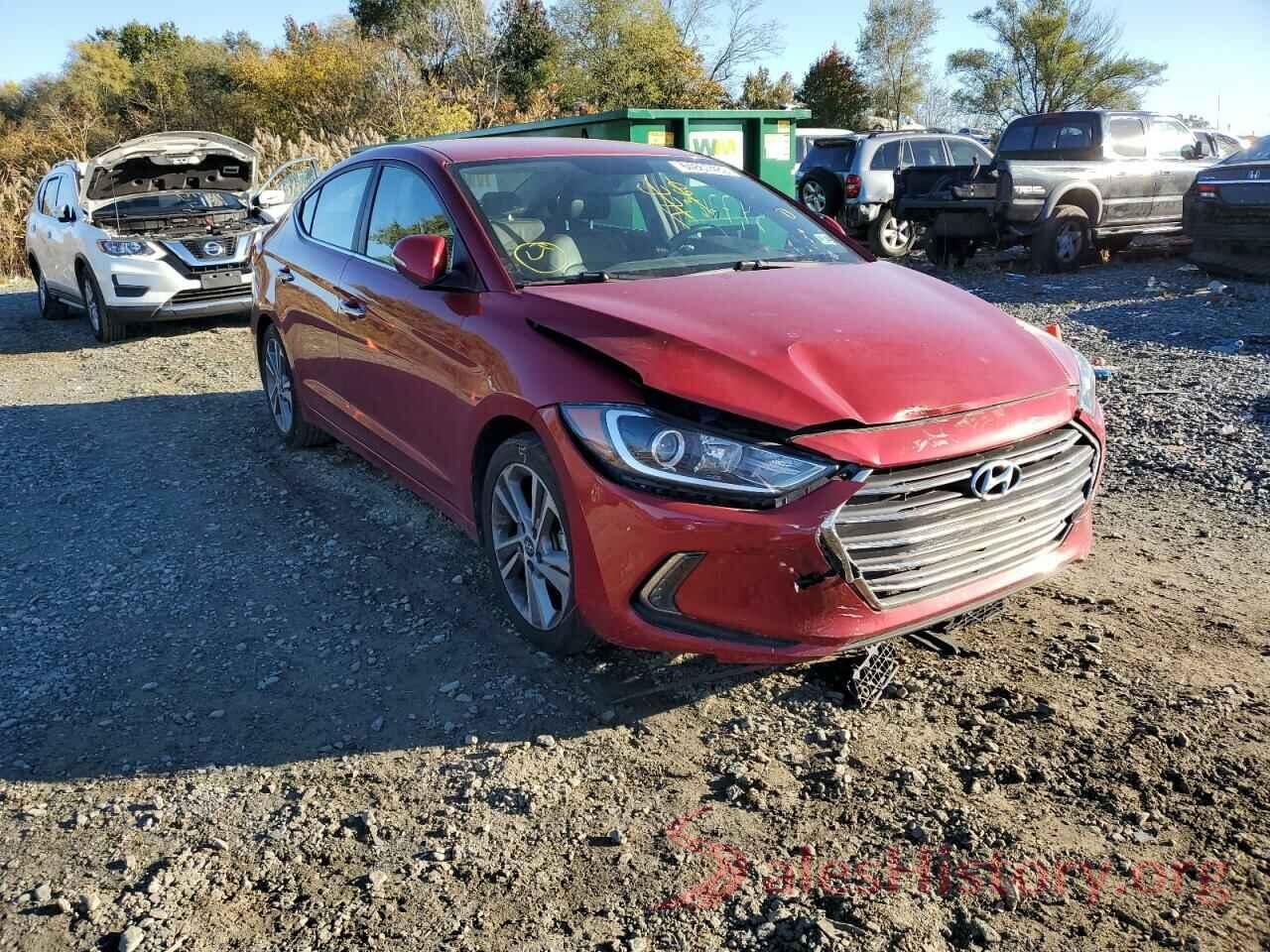 KMHD84LF9HU282074 2017 HYUNDAI ELANTRA