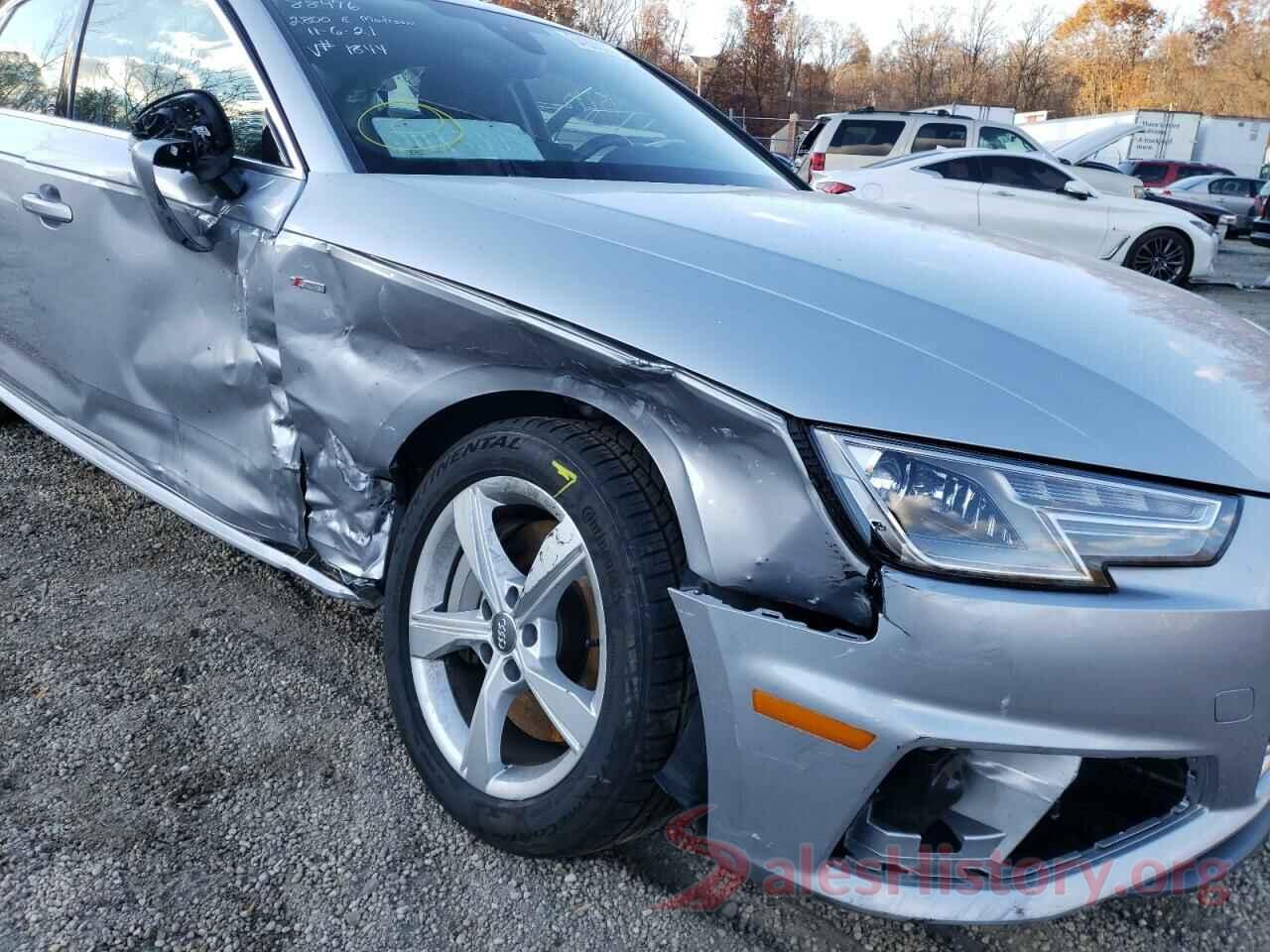 WAUDNAF40KA031844 2019 AUDI A4