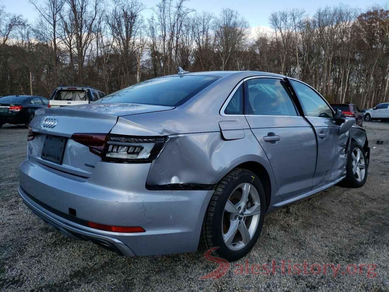 WAUDNAF40KA031844 2019 AUDI A4