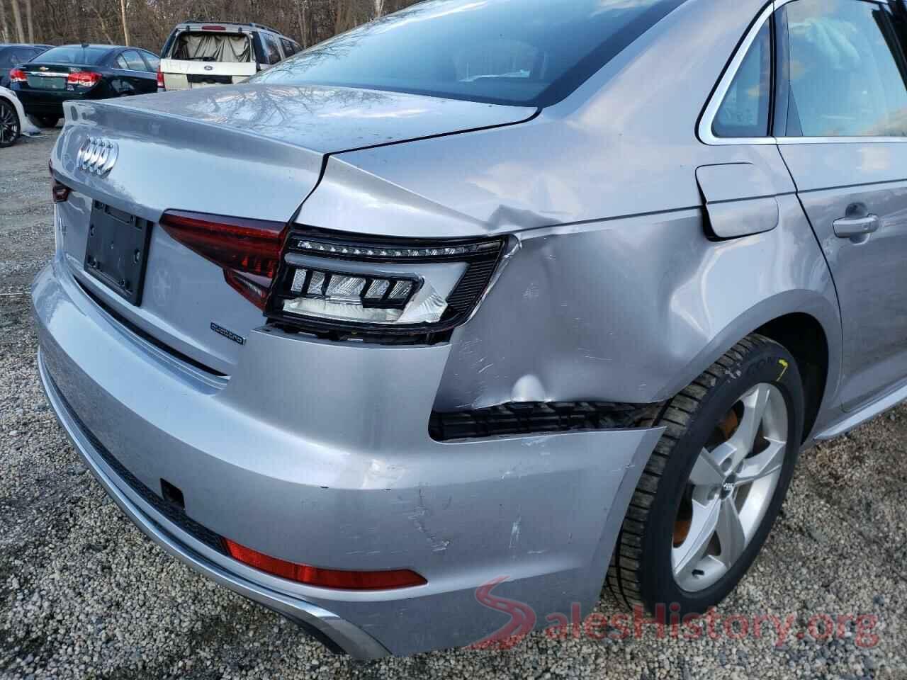 WAUDNAF40KA031844 2019 AUDI A4