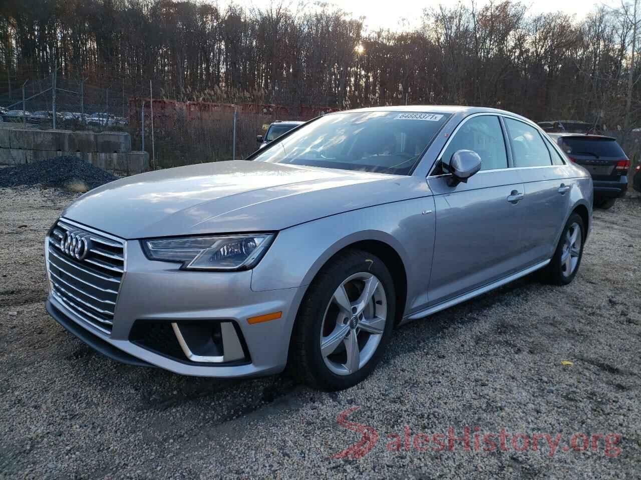 WAUDNAF40KA031844 2019 AUDI A4