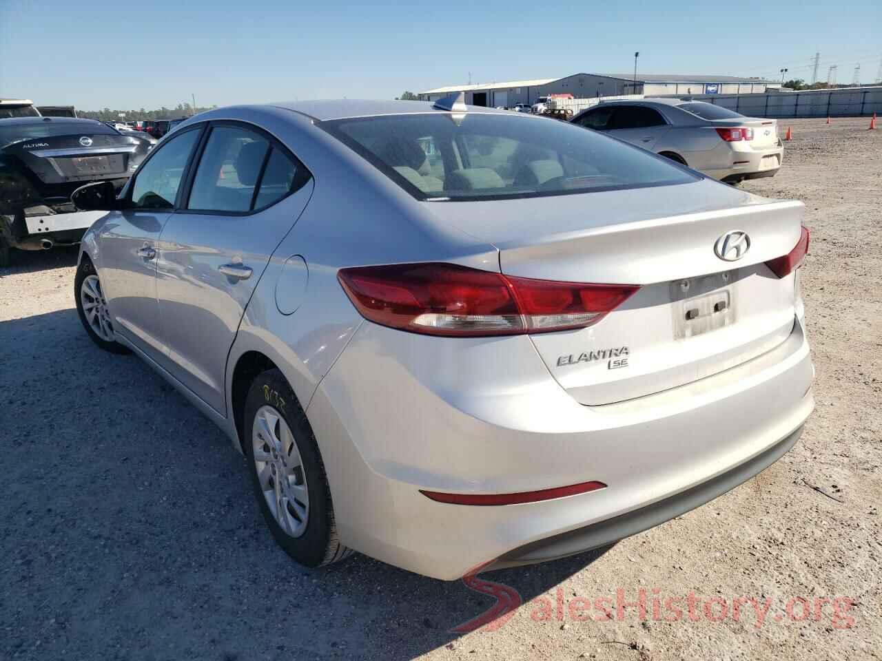 5NPD74LF8HH146147 2017 HYUNDAI ELANTRA