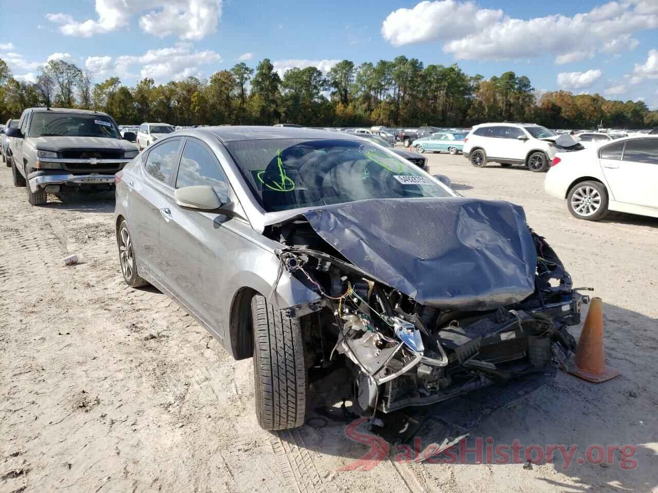 KMHDH4AEXGU594736 2016 HYUNDAI ELANTRA