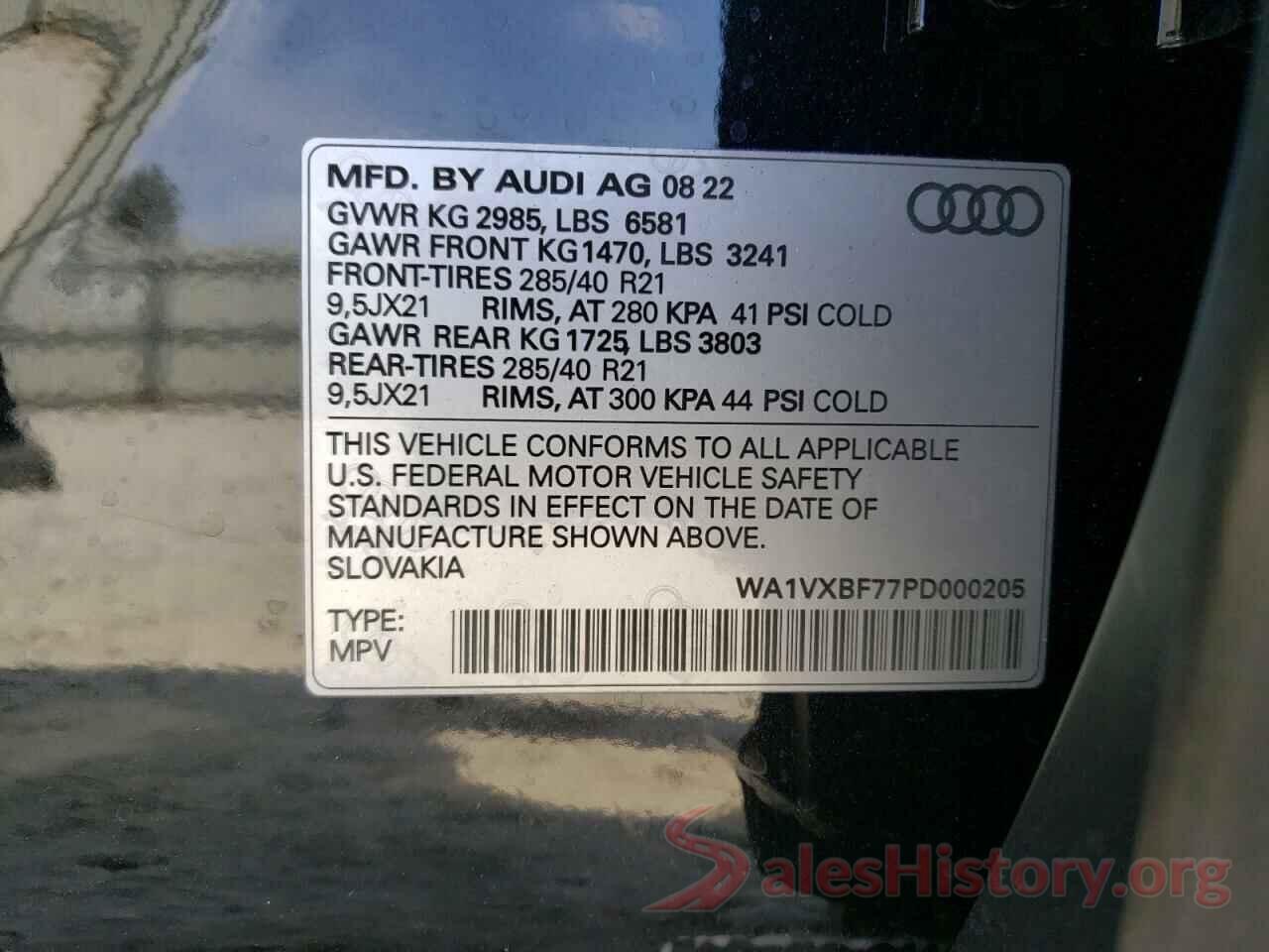 WA1VXBF77PD000205 2023 AUDI Q7