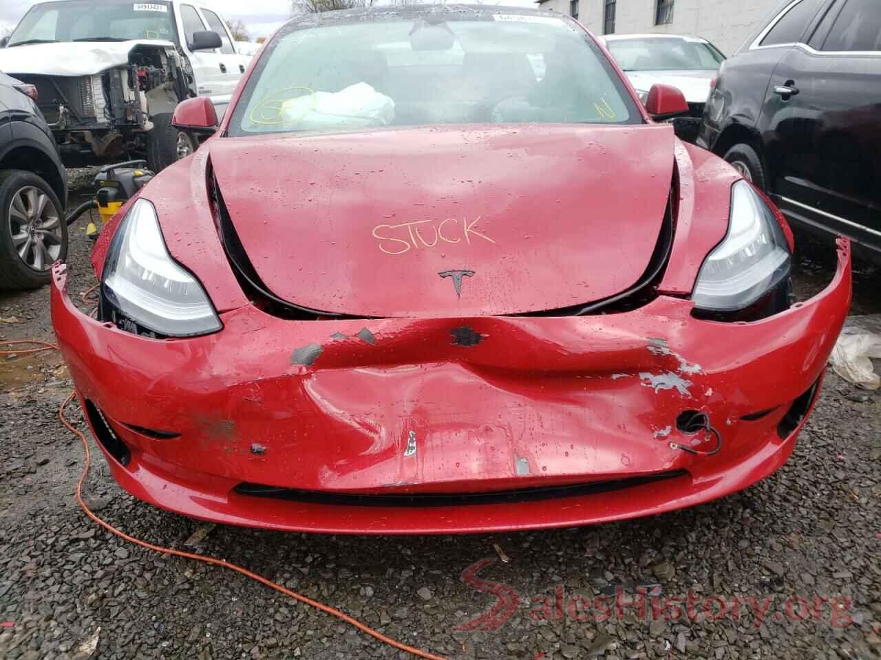 5YJ3E1EB3KF387145 2019 TESLA MODEL 3