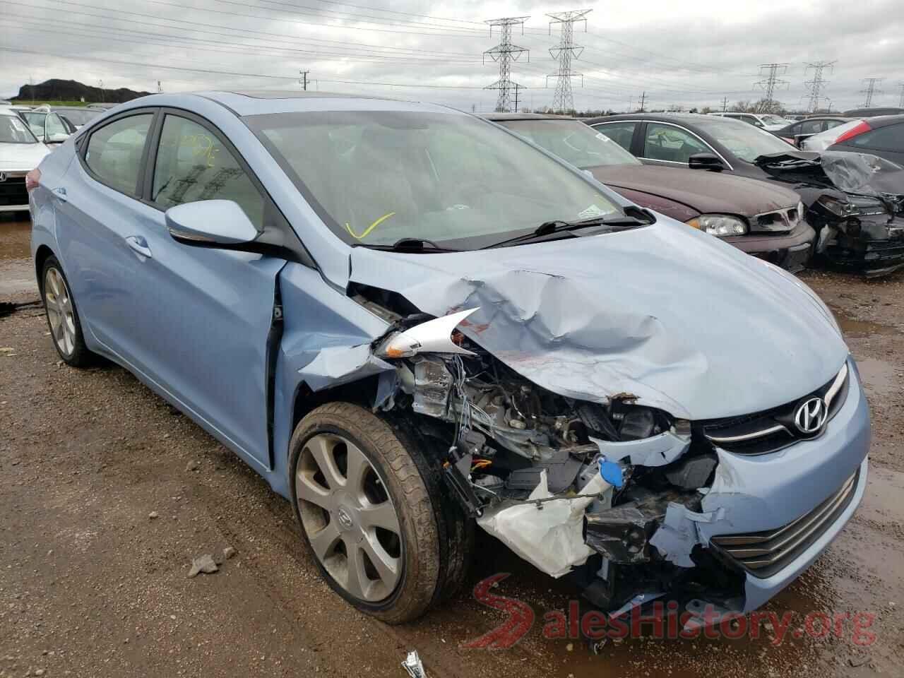 KMHDH4AEXBU131956 2011 HYUNDAI ELANTRA