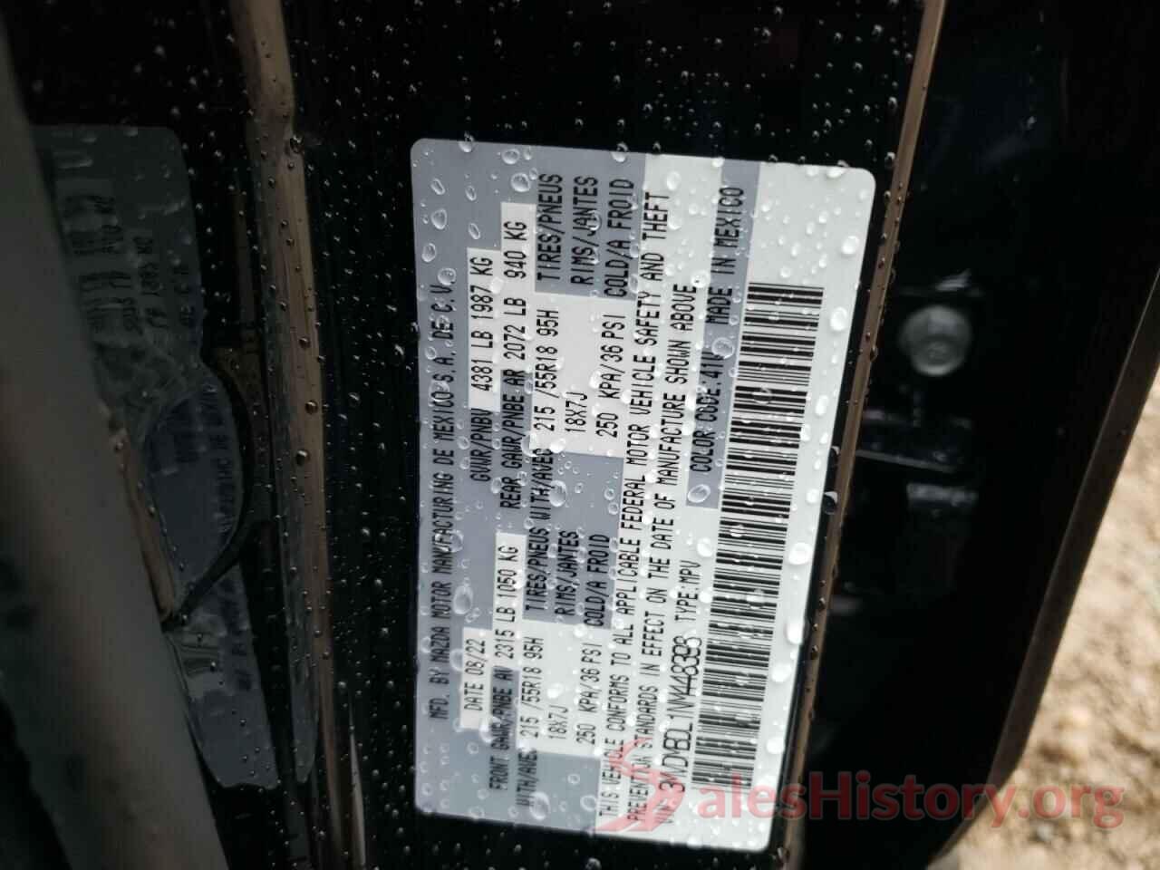 3MVDMBDL1NM448398 2022 MAZDA CX30