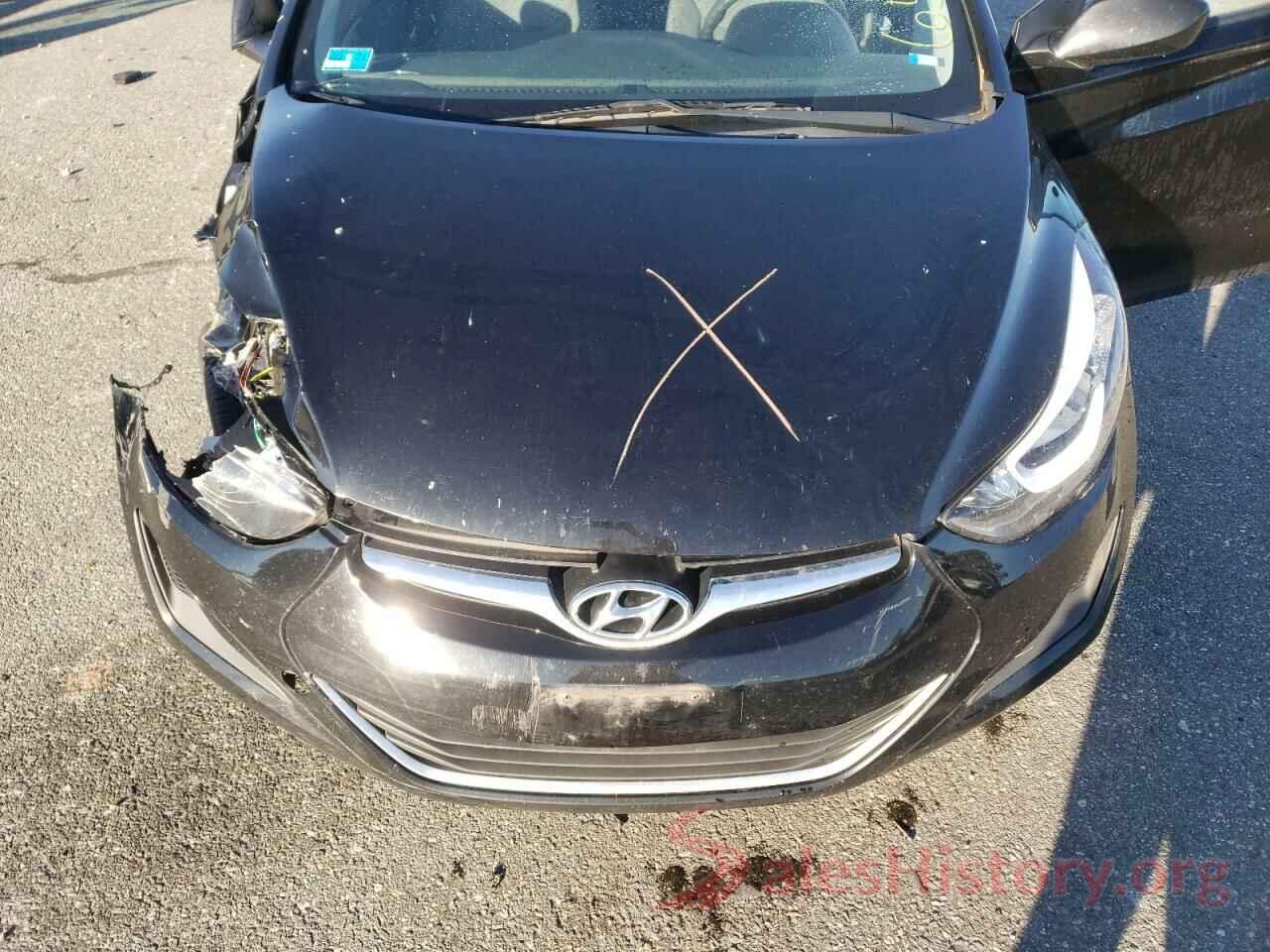 KMHDH4AE6GU628445 2016 HYUNDAI ELANTRA