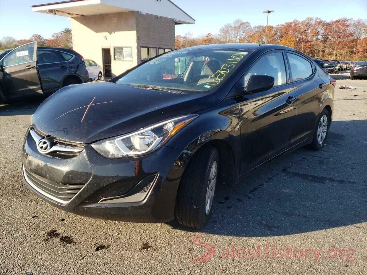 KMHDH4AE6GU628445 2016 HYUNDAI ELANTRA