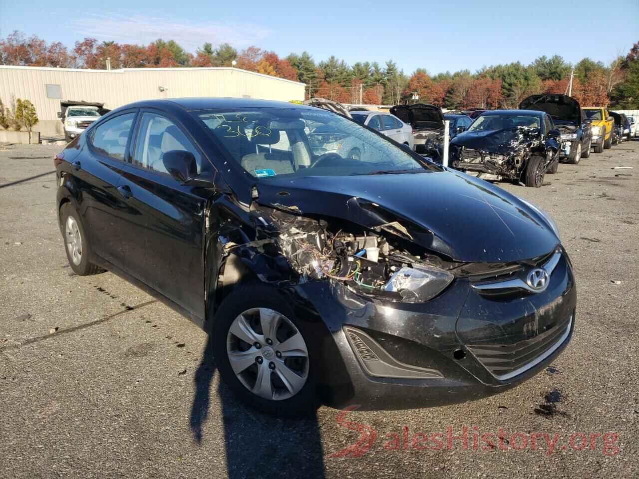 KMHDH4AE6GU628445 2016 HYUNDAI ELANTRA