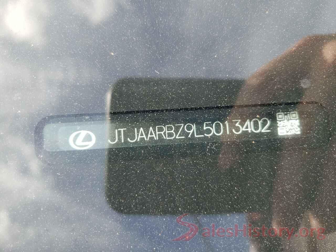 JTJAARBZ9L5013402 2020 LEXUS NX