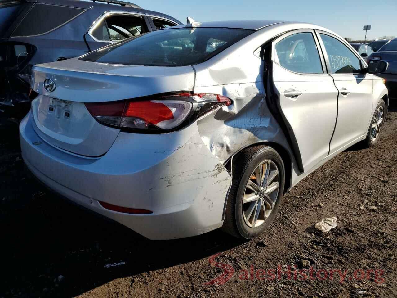 5NPDH4AE1FH552999 2015 HYUNDAI ELANTRA