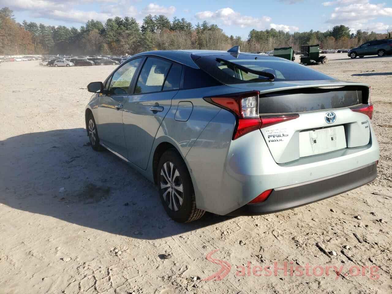 JTDL9RFU0K3001037 2019 TOYOTA PRIUS