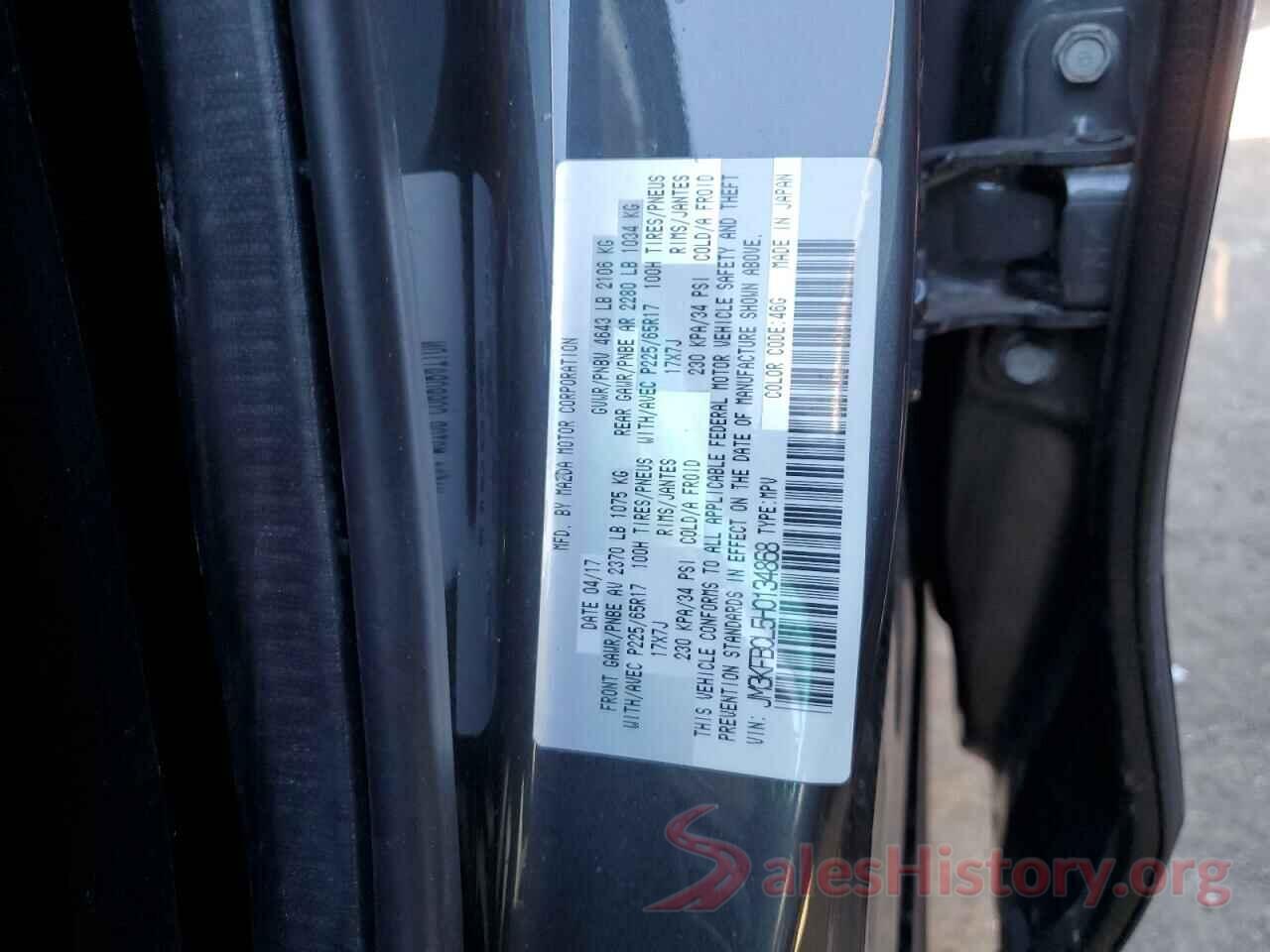 JM3KFBCL5H0134868 2017 MAZDA CX-5