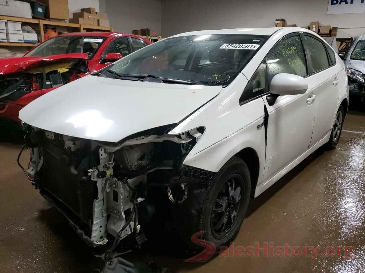 JTDKN3DU7C5384598 2012 TOYOTA PRIUS