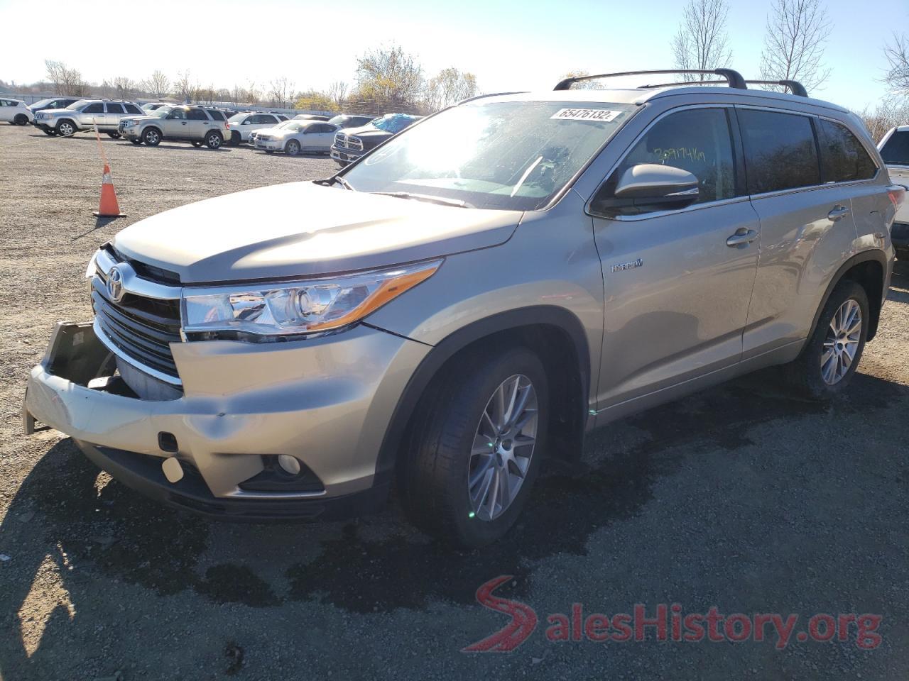 5TDJCRFH6GS020337 2016 TOYOTA HIGHLANDER